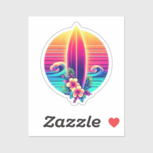 Sunset Surfboard Paradise-