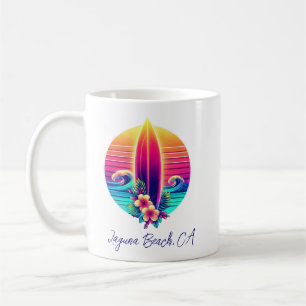 Sunset Surfboard Paradise- Coffee Mug