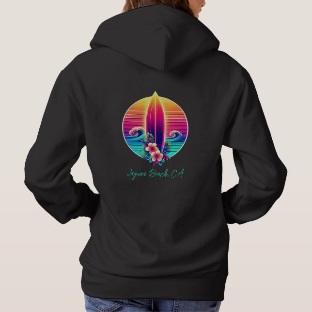Sunset Surfboard Paradise- Hoodie (Back)