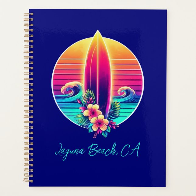 Sunset Surfboard Paradise- Planner (Front)