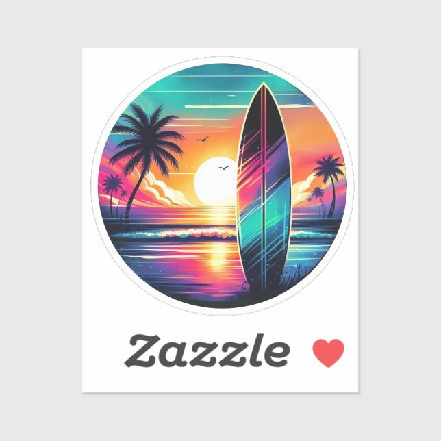 Sunset Surfboard Vibes (Sheet)