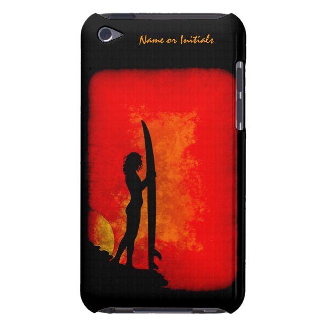 Sunset Surfer Girl iPod Touch Cover (Back)