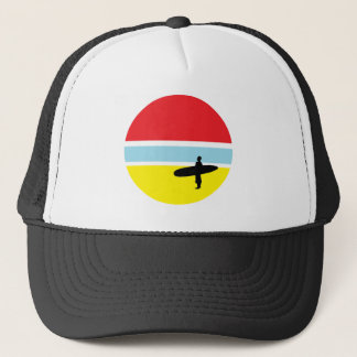 Sunset Surfer Trucker Hat