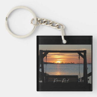 Sunset Swing Key Ring