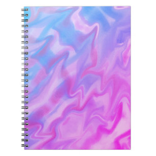 Sunset Swirl purple pink and blue Notebook