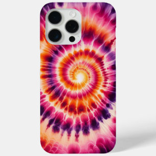 Sunset Swirl, Tie-Dye iPhone 15 Pro Max Case