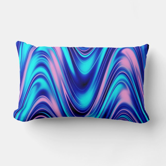 Sunset swirls... lumbar cushion (Front)