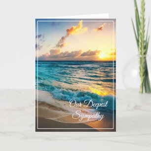Sunset Sympathy Card