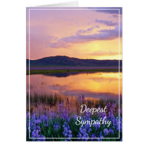 Sunset Sympathy Card