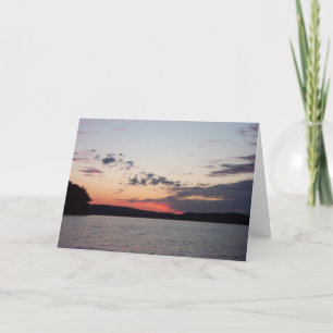 Sunset Sympathy Card