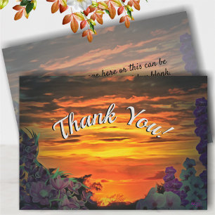 Sunset Thank You 2584 Card