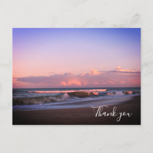 Sunset Thank you card