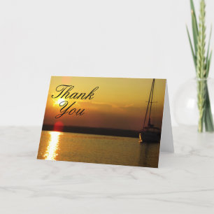 Sunset Thank You Cards