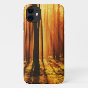 Sunset through the Forest iPhone 11 Case
