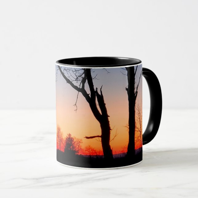 Sunset Through the Trees Mug (Front Right)