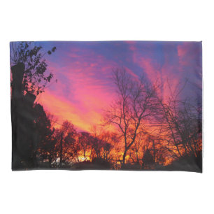 Sunset through the Trees Pillowcase