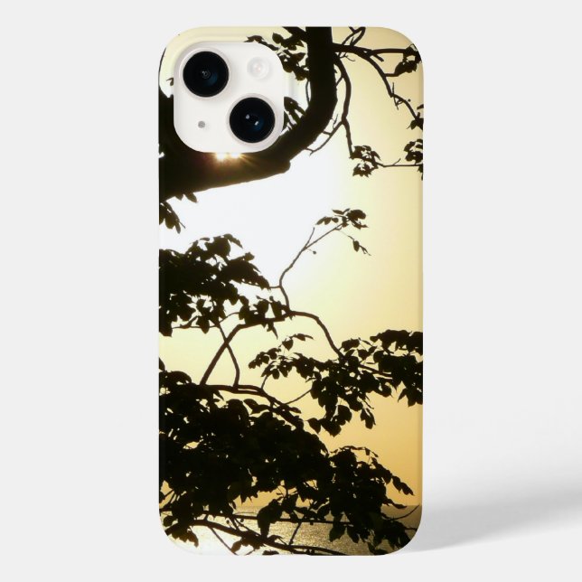 Sunset Through Trees II Tropical Photography Case-Mate iPhone Case (Back)