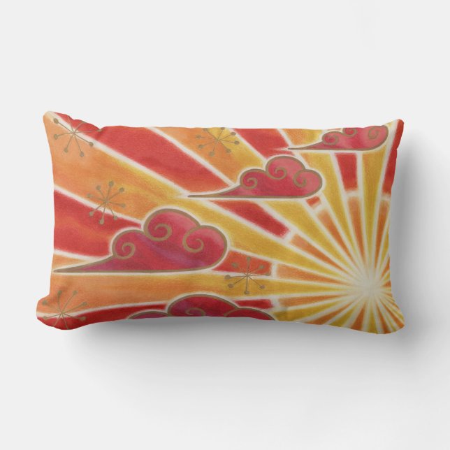Sunset throw pillow (Front)
