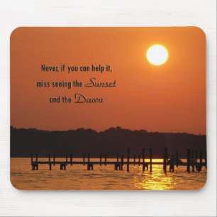 Sunset Time Mouse Pad