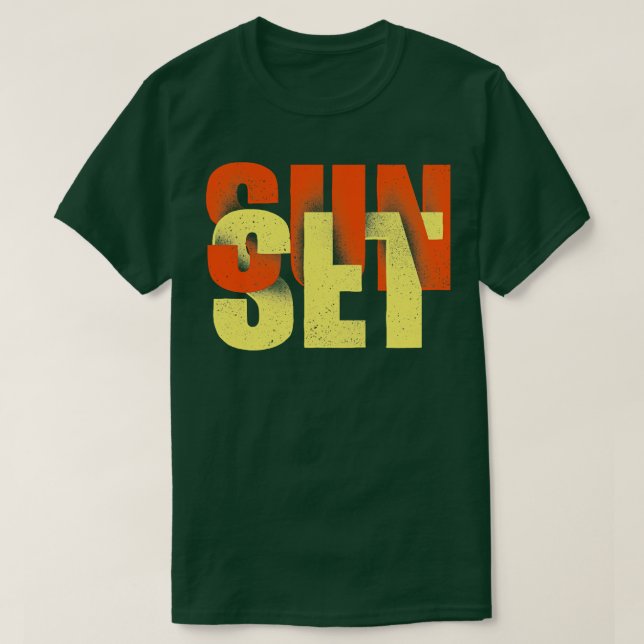 Sunset time T-Shirt (Design Front)