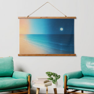 Sunset to Moonlight Ocean Tapestry