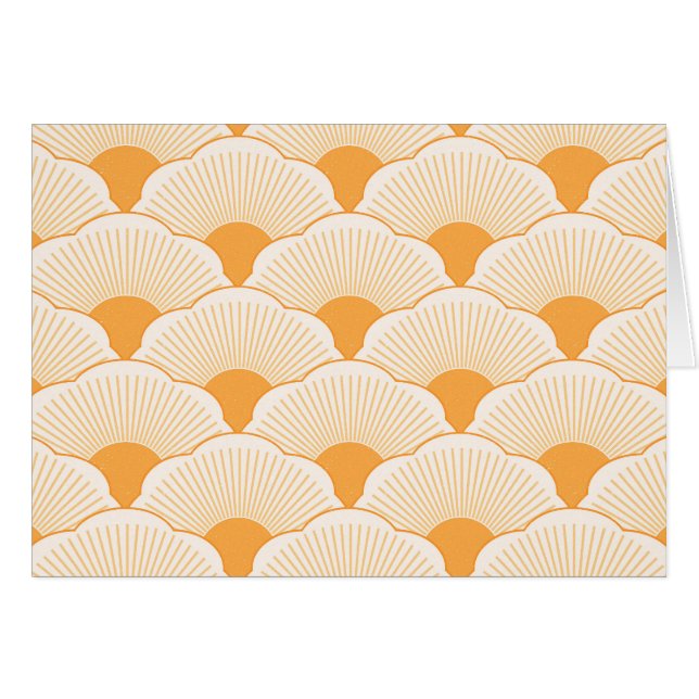 Sunset, tonal orange, concrete texture (Front Horizontal)