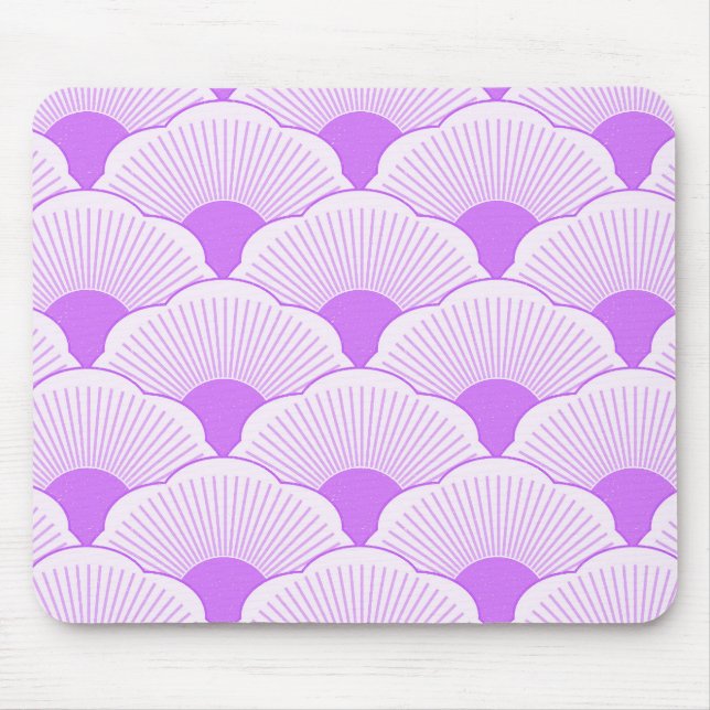 Sunset, tonal violet, concrete texture mouse pad (Front)