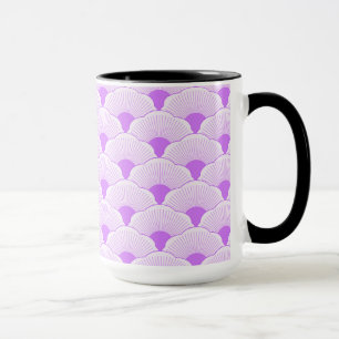 Sunset, tonal violet, concrete texture mug