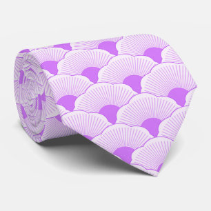 Sunset, tonal violet, concrete texture tie