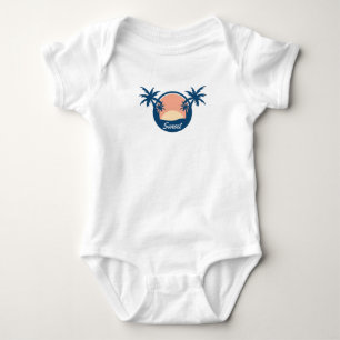Sunset Tree Baby Bodysuit