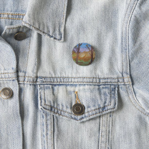 Sunset Trees 3 Cm Round Badge