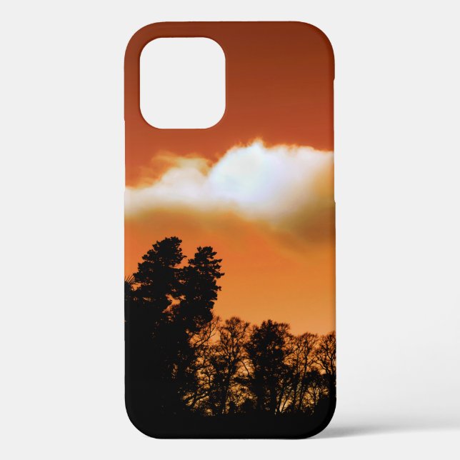 Sunset trees Case-Mate iPhone case (Back)