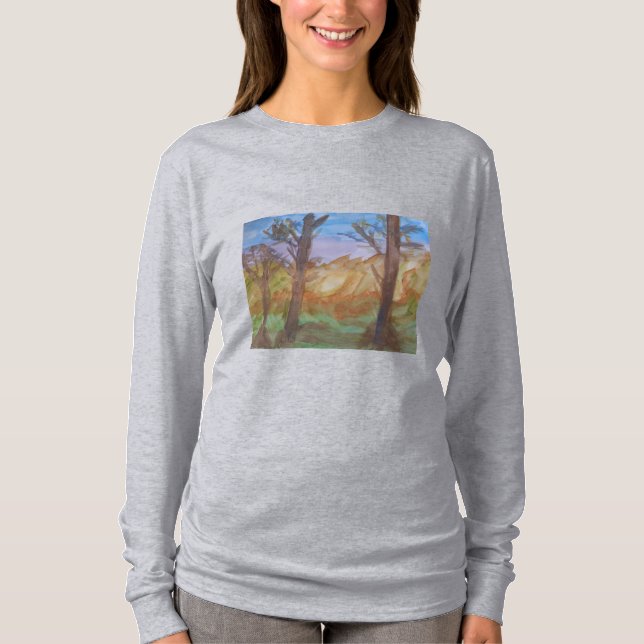 Sunset Trees T-Shirt (Front)
