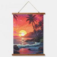 Sunset Tropical Beach Paradise Island