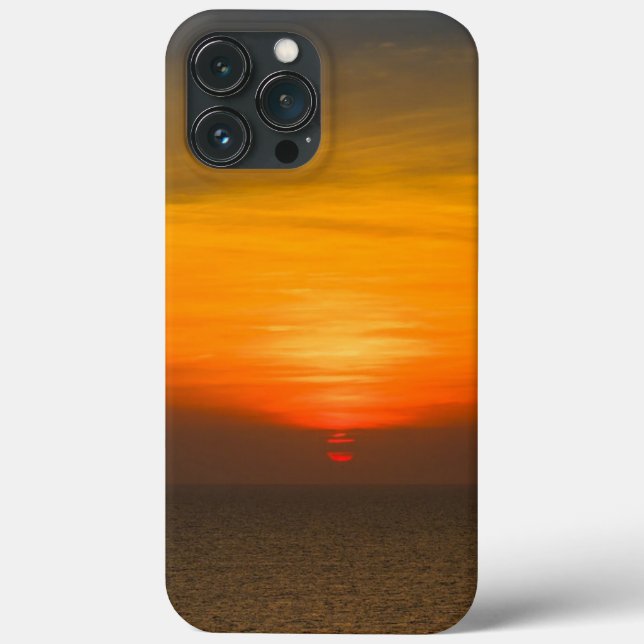 Sunset-tropical-sea-ocean-travel- Case-Mate iPhone Case (Back)
