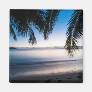 Sunset Tropical Seascape, Fiji Magnet