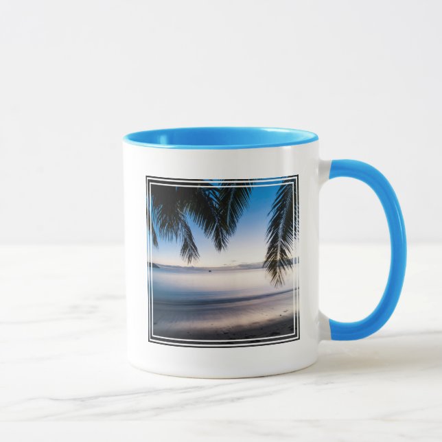 Sunset Tropical Seascape, Fiji Mug (Right)