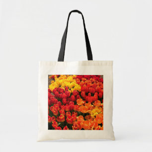 Sunset Tulip Garden Bed, Oregon Tote Bag