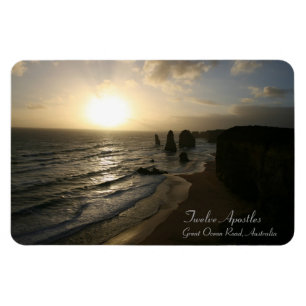 Sunset, Twelve Apostles, Great Ocean Road - Magnet