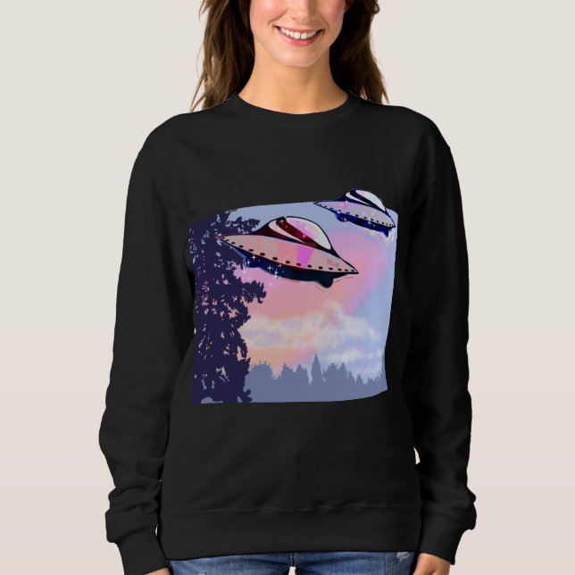 Sunset UFO Sighting Sweatshirt (Front)