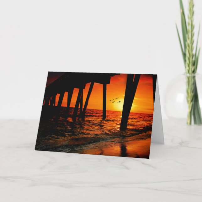 Sunset under the Pier Card (Front)