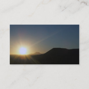 sunset : utah business card