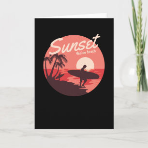 Sunset Venice Card
