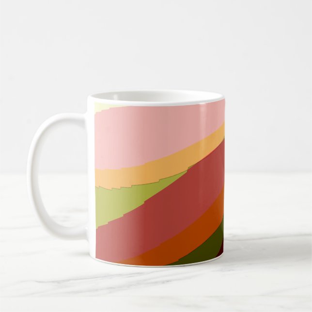 Sunset Vibes Abstract Art 206 Coffee Mug (Left)