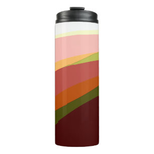 Sunset Vibes Abstract Art 206 Thermal Tumbler