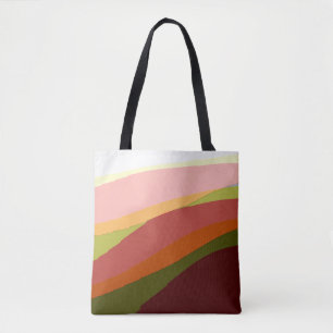 Sunset Vibes Abstract Art 206 Tote Bag