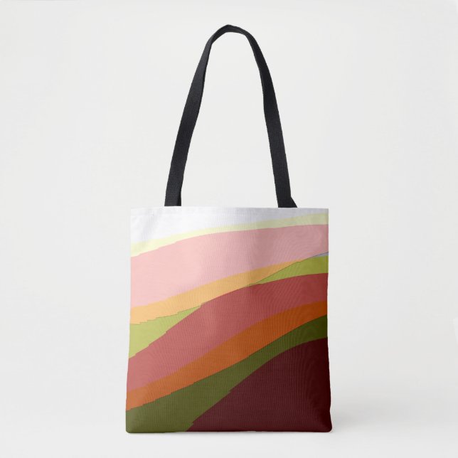 Sunset Vibes Abstract Art 206 Tote Bag (Front)