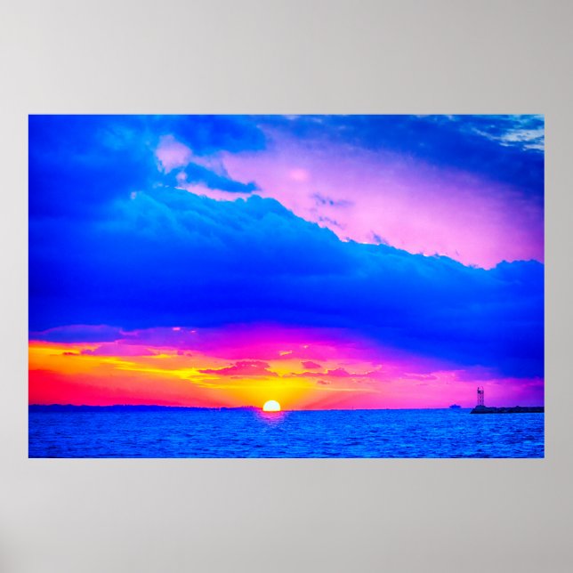 Sunset Vibrance Poster (Front)