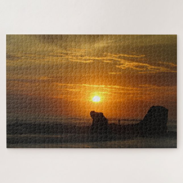 sunset view jigsaw puzzle (Horizontal)