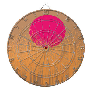 Sunset Vintage Dartboard